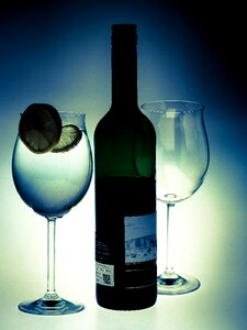 Wine glasses mood lichtspiel