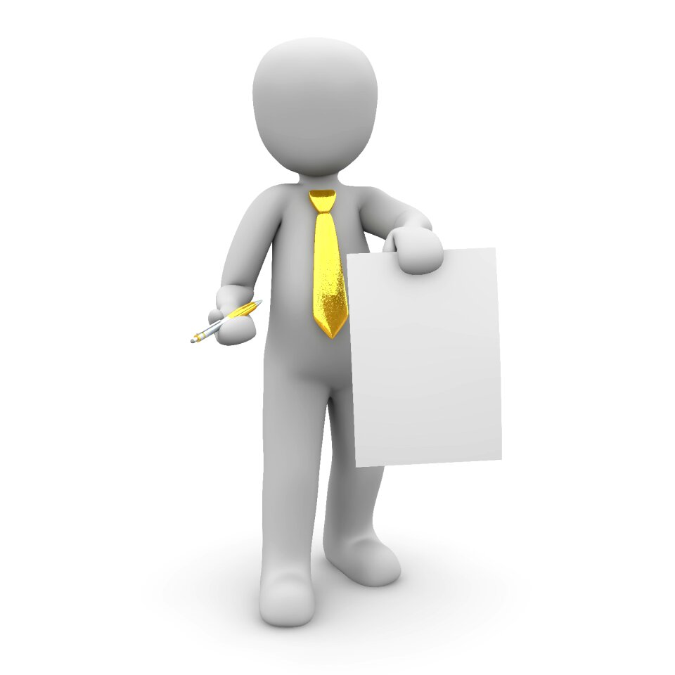 Contact business tie holder