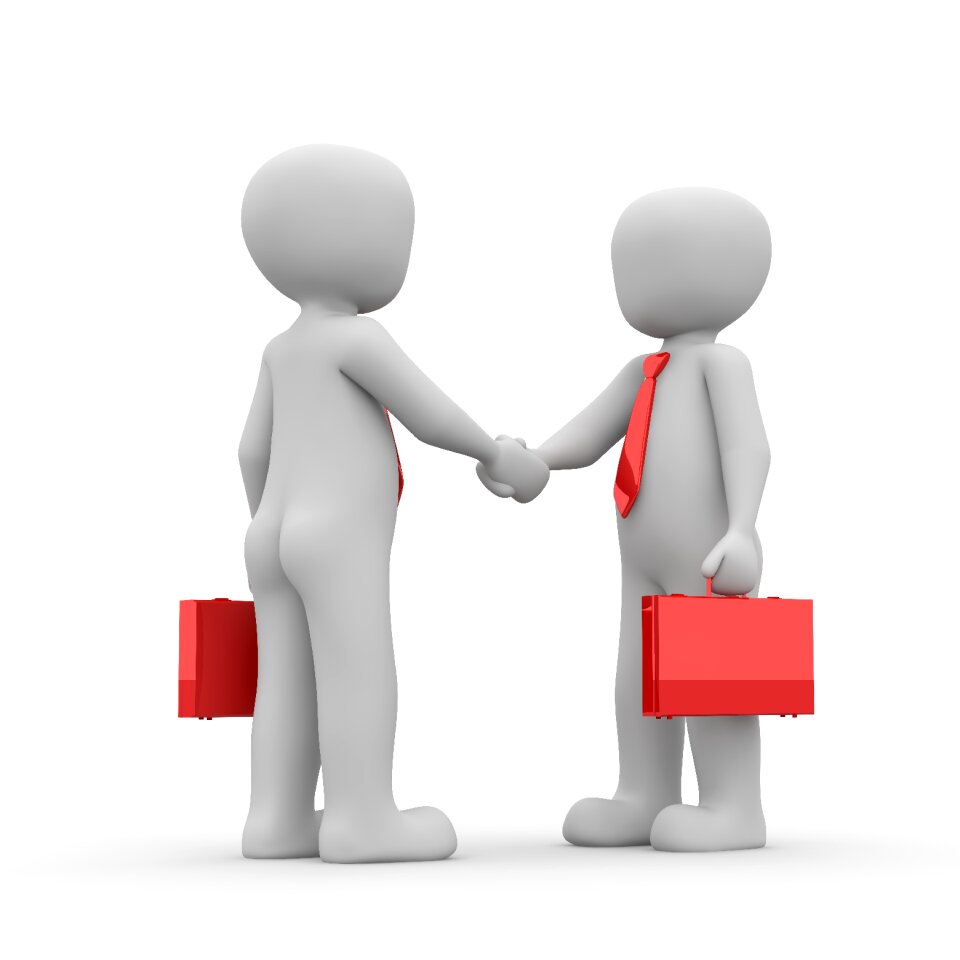 Businessmen togetherness person