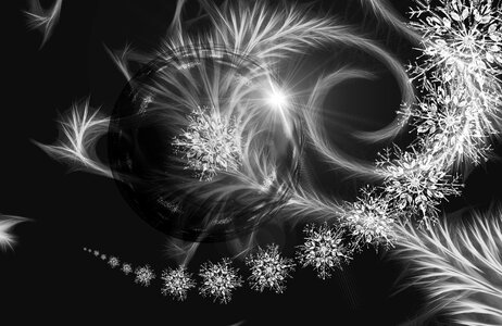 Ice crystal crystal christmas