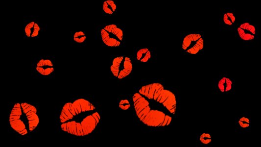 Red love valentine's day