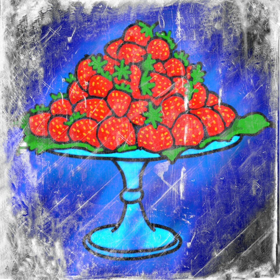 Strawberry strawberries platter