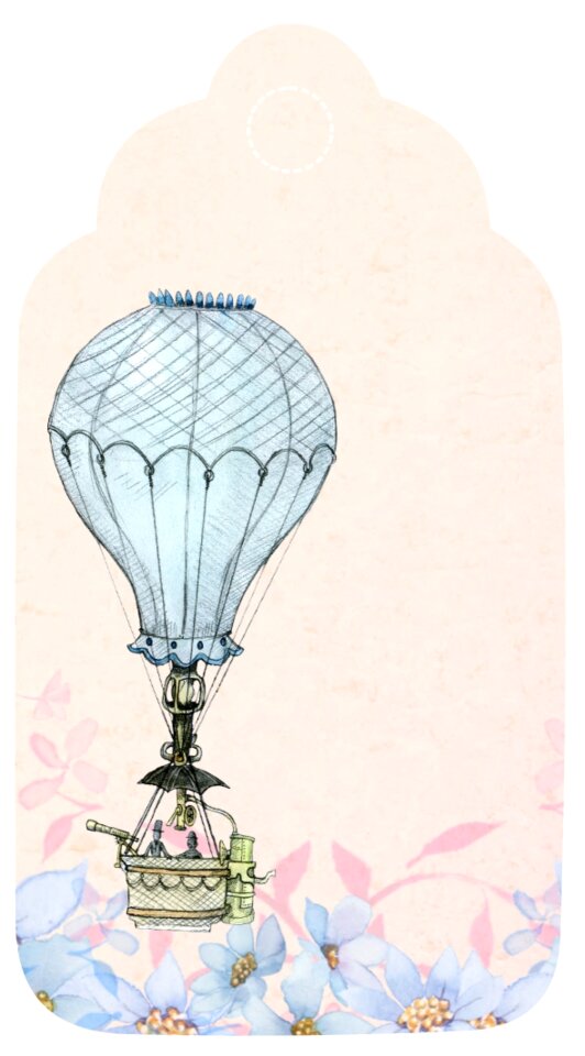 Scrapbook pink blue