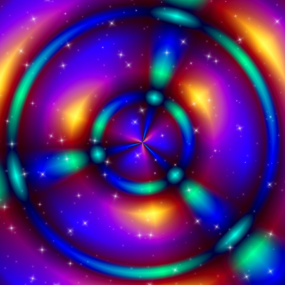 Space technology backdrop