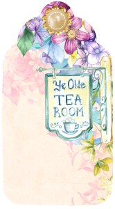 Tea romantic scrapbook
