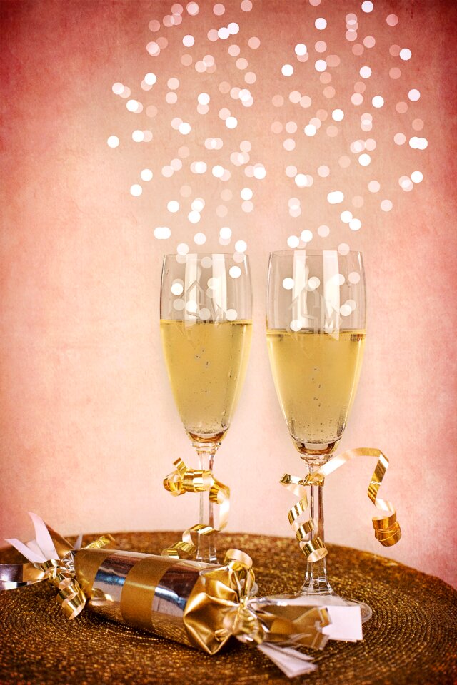Celebration new year party happy new year