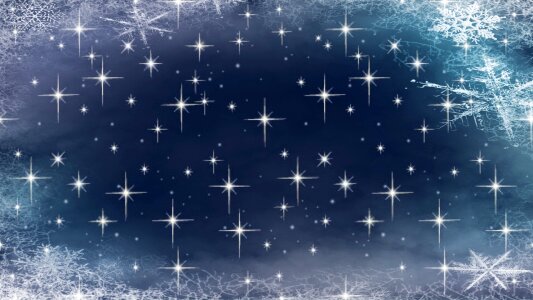 Snowflakes snow star