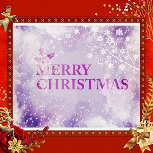 Greeting card christmas motif background