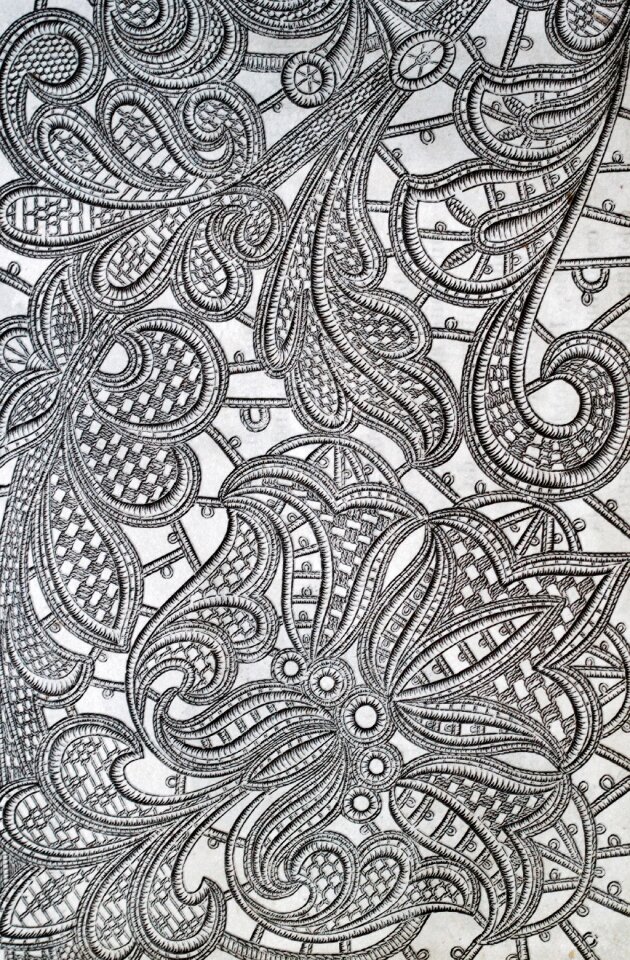 Embroidery art floral