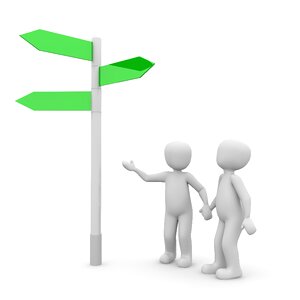 Fork in the road decision Free illustrations