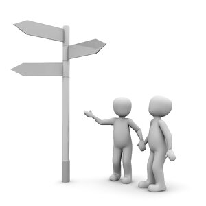 Fork in the road decision Free illustrations