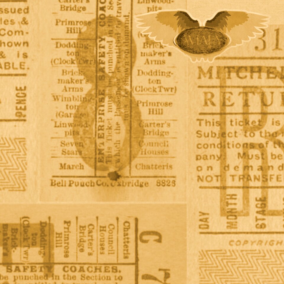 Template retro advertising