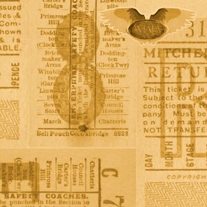 Template retro advertising