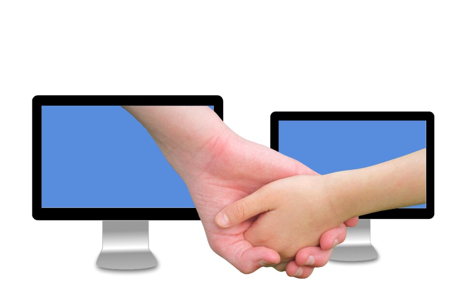 Connection together pair