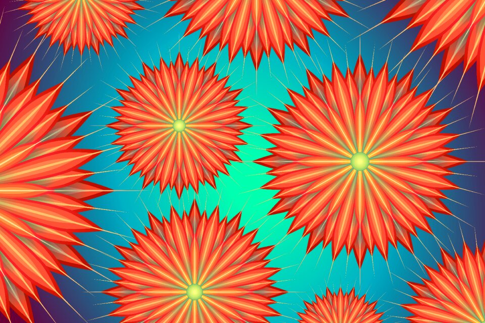 Abstract background orange pink