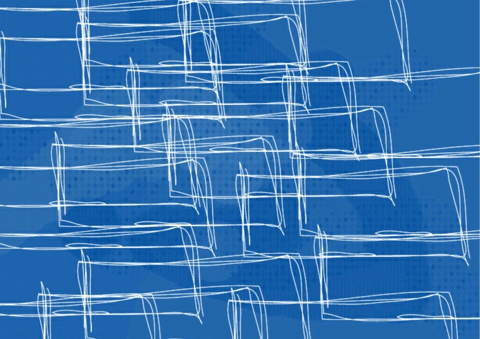 Drawn blue background abstract abstract blue background