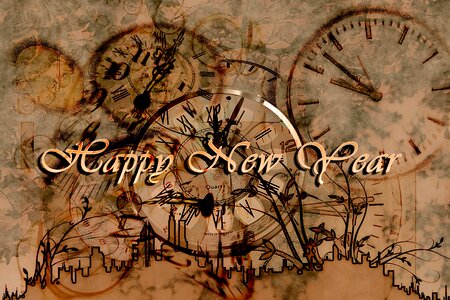 Clock time turn of the year