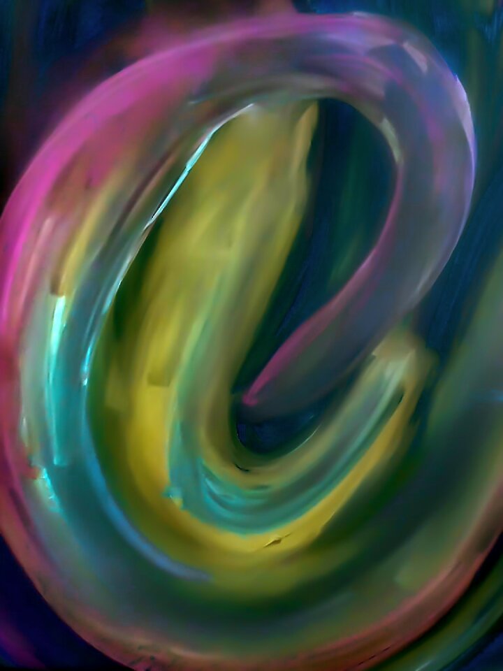 Modern art colorful geometric