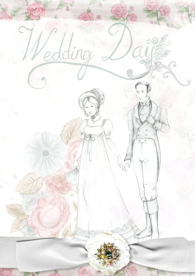 Card celebration wedding invitation
