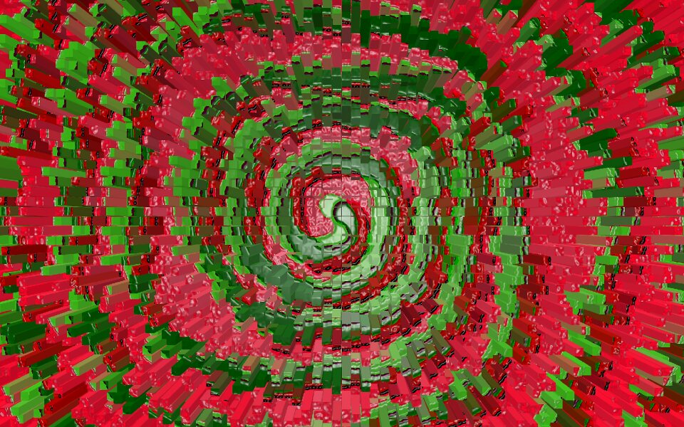 Twirl colorful christmas