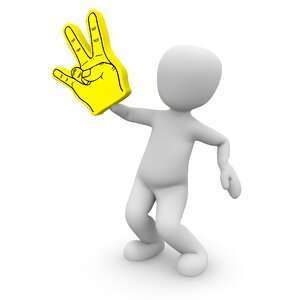 Characters finger show