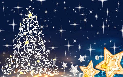 Christmas tree star Free illustrations