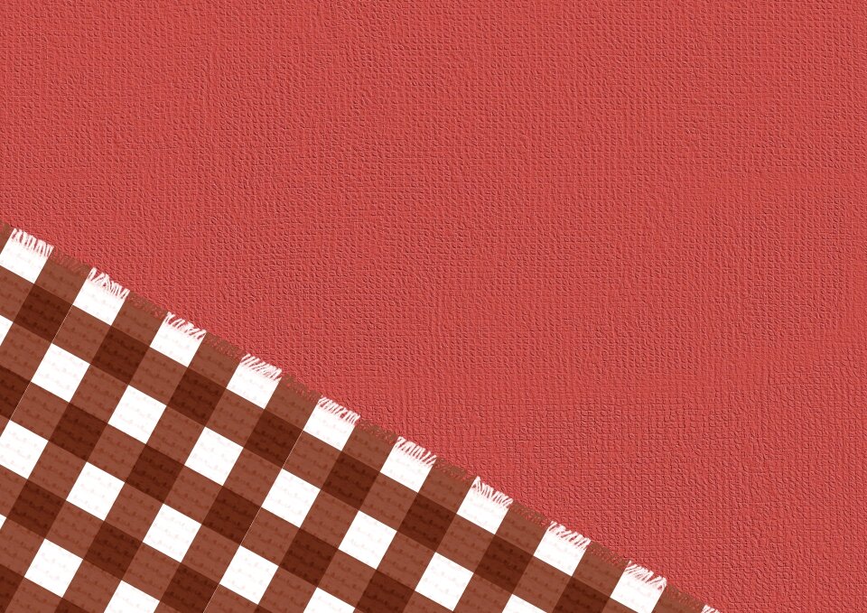 Gingham romantic heart