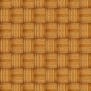 Natural material woven