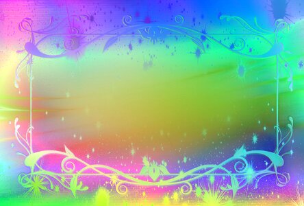 Curlicue background star