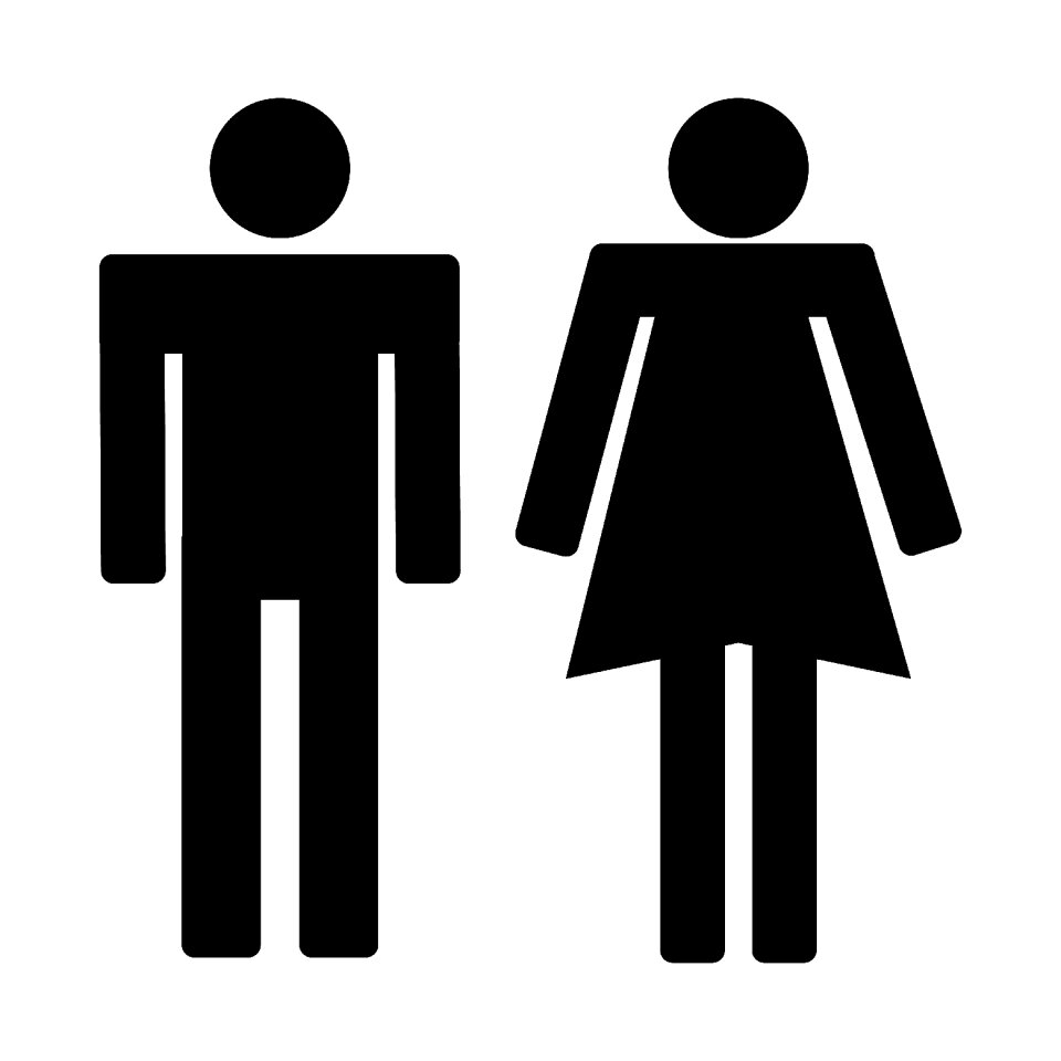 Toilet silhouette Free illustrations