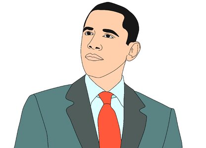 United states illustrated man elegant