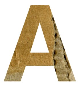 Text scrapbook craft