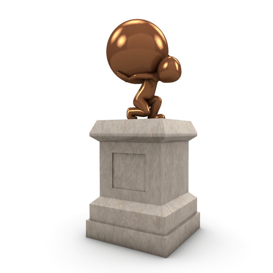 Globe metal sculpture