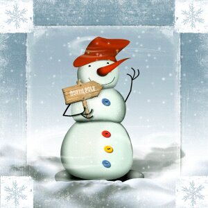 Cold wintry christmas