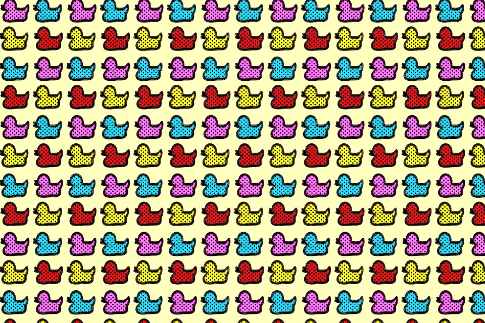 Colorful pattern wallpaper