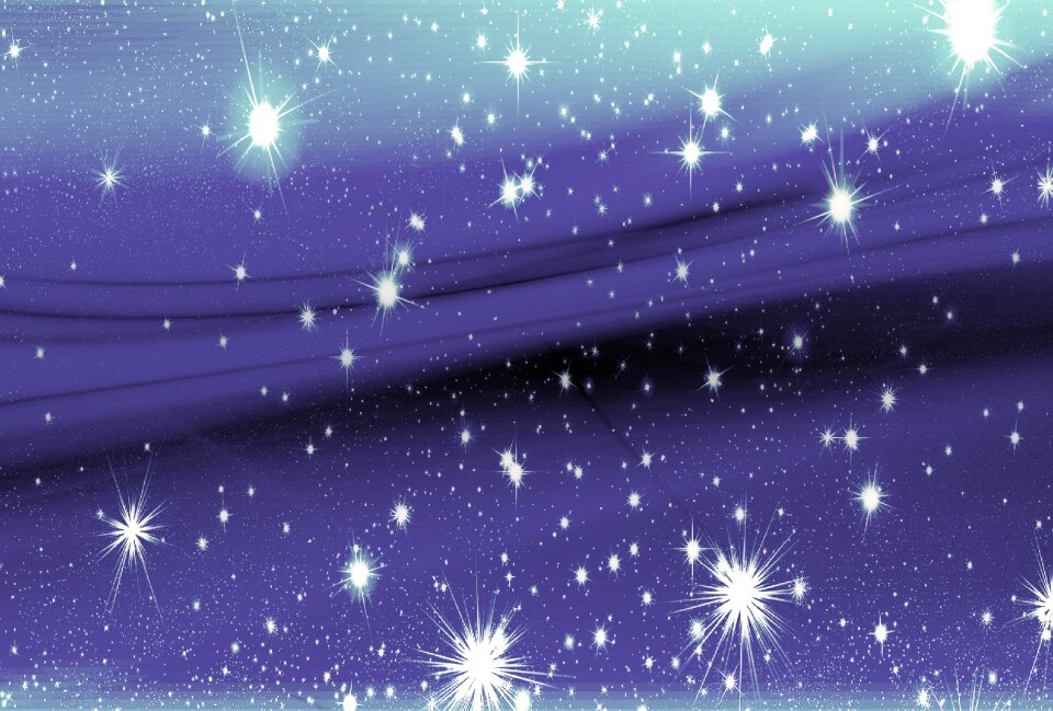 Abstract night sky structure