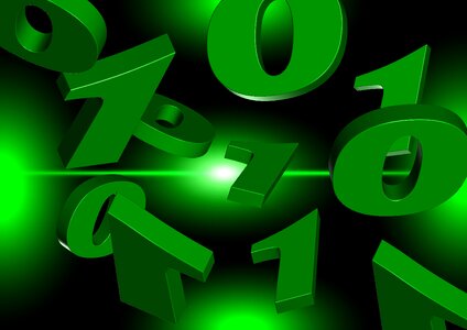 Computer numbering system binary code