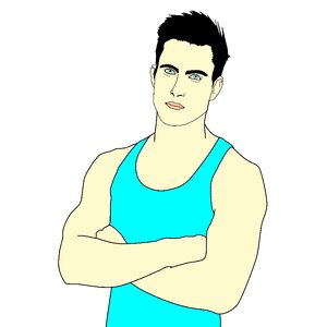 Young male Free illustrations