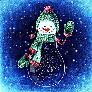 Cold fun blue