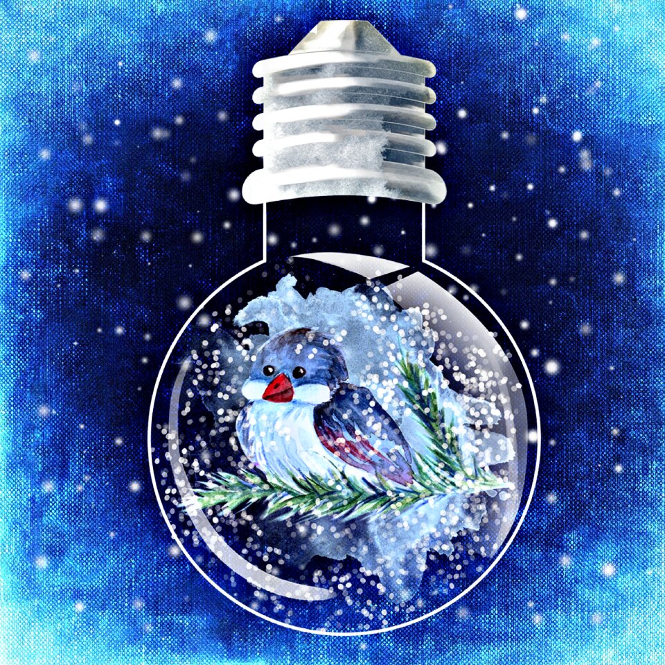 Cold fun blue