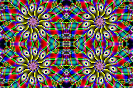 Iridescent sea of colour background
