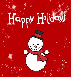 Happy holiday snow Free illustrations