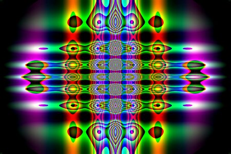 Iridescent sea of colour background