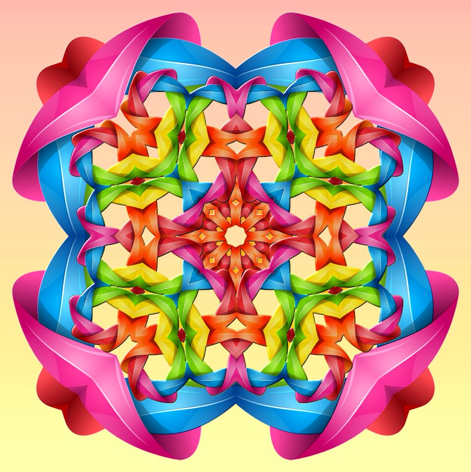 Deco colorful abstract