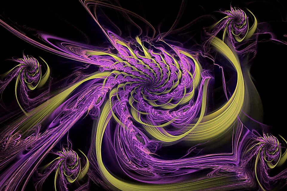 Purple structure pattern
