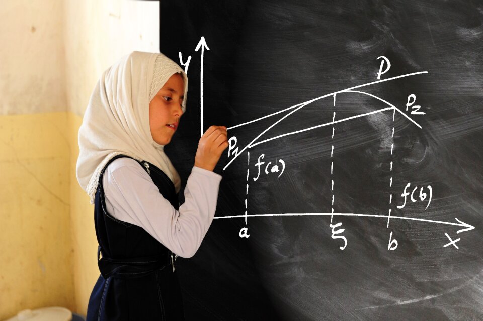 Mathematics student write