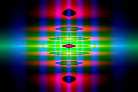 Iridescent sea of colour background