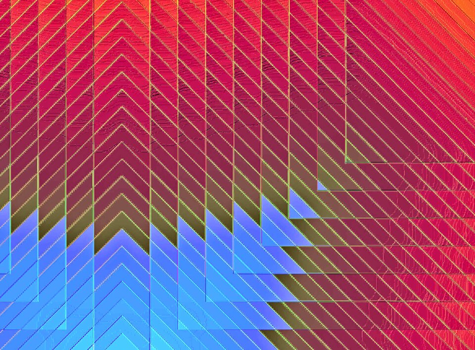 Red blue design