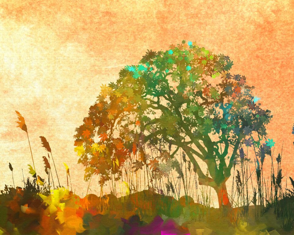 Nature abstract decoration creative