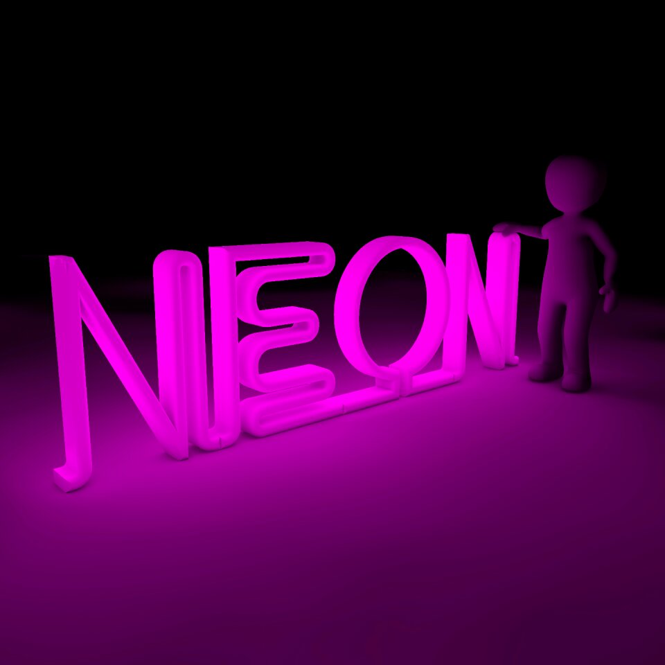 Neon colors luminosity fluorescence